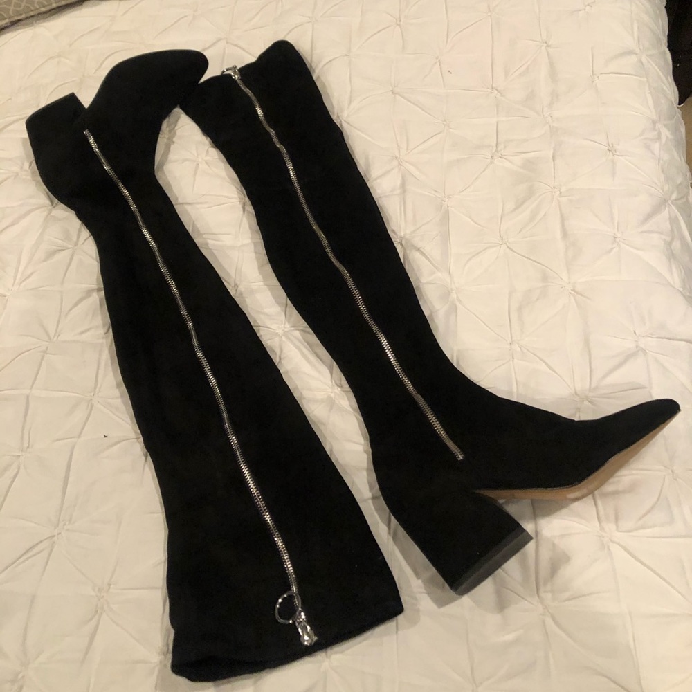Dolce Vita Stella NWT OTK Suede Boots (7) - Picture 7 of 8
